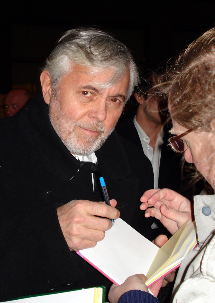 Josef Abrhám při setkání s fanoušky na Českém lvu v roce 2006. Archivní fotografie herce, nikoli záběr z některé jeho filmové role.