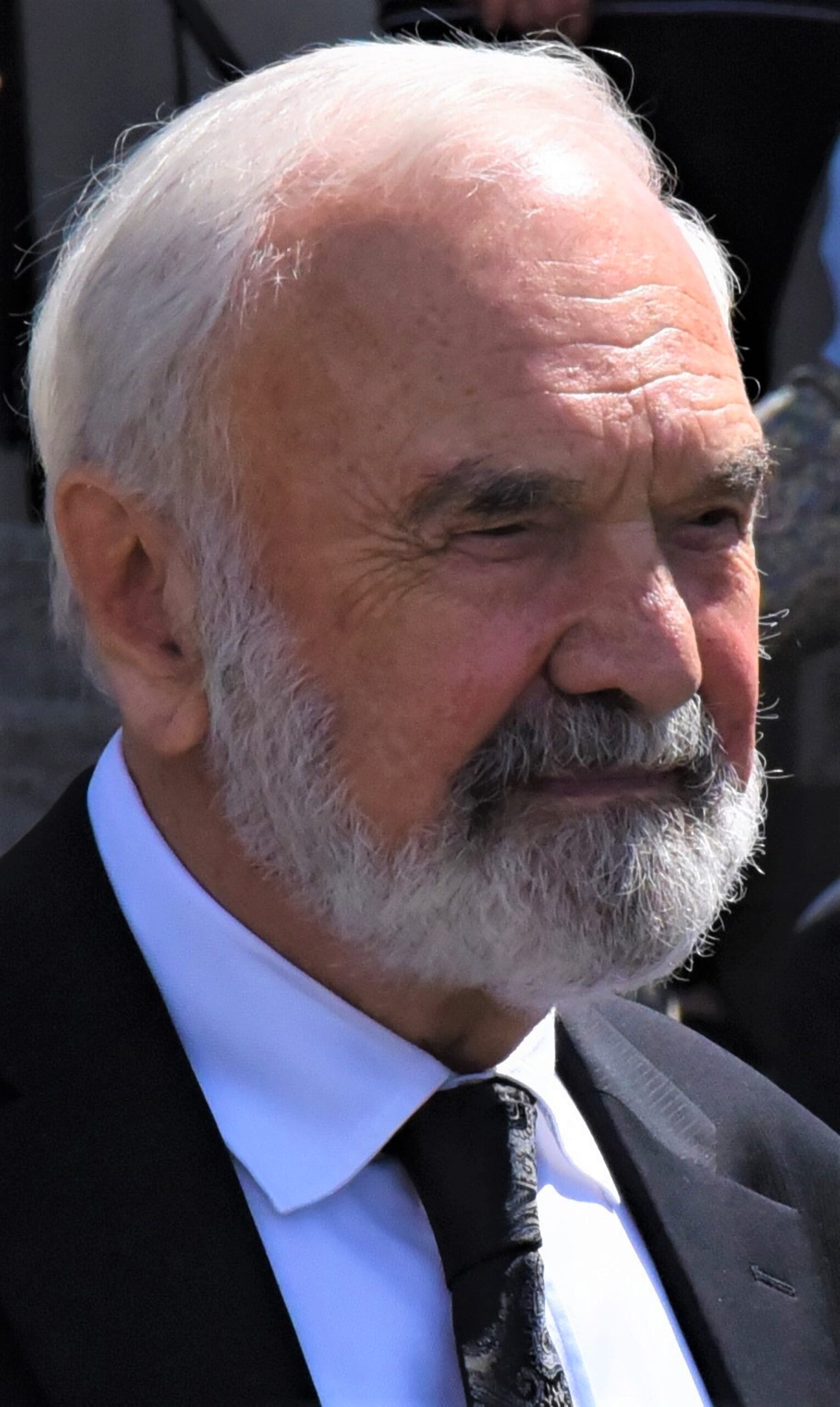 Zdeněk Svěrák, spoluautor scénáře a představitel Šlajse, na fotografii z roku 2022. Nejde o záběr z filmu Marečku, podejte mi pero!